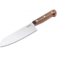 Кухонный нож Boker Cottage-Craft Santoku, сталь С75, рукоять дерево купить в Королёве