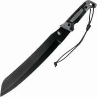 Мачете Gerber — Gator Golok Machete, сталь 65MN Carbon Steel Black Finish, рукоять ударопрочный пластик купить в Королёве