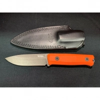 Нож LionSteel Bushcraft-R, сталь Sleipner, рукоять G10, оранжевый купить в Королёве