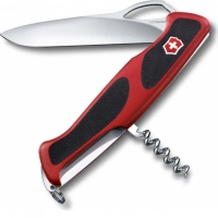 Нож перочинный Victorinox RangerGrip 63, сталь X55CrMo14, рукоять полиамид, красно-чёрный купить в Королёве