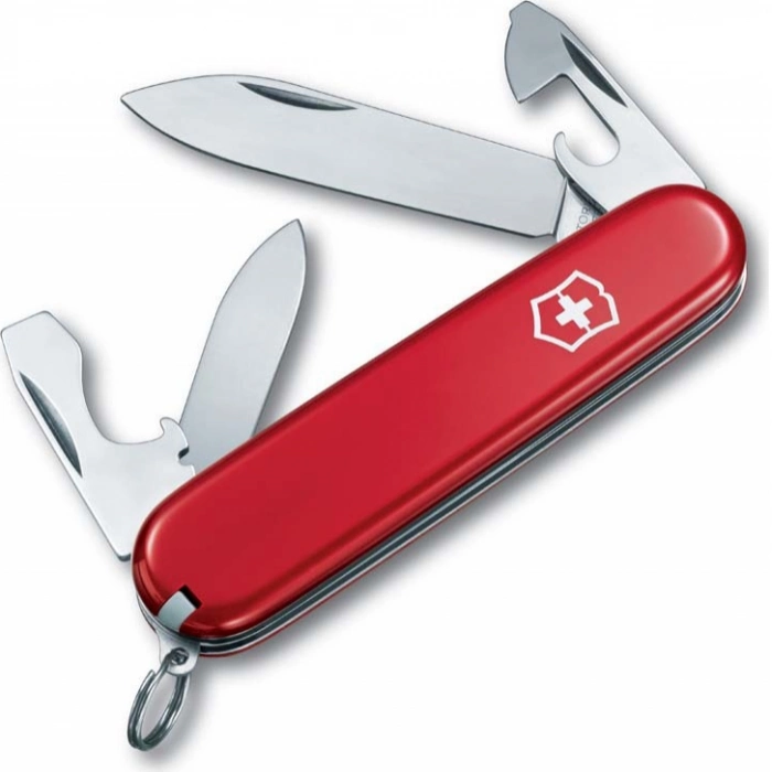 Нож перочинный Victorinox Recruit, сталь X55CrMo14, рукоять Cellidor®, красный