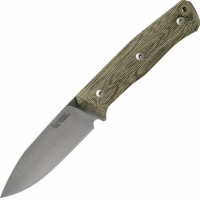 Нож с фиксированным клинком LionSteel B35, сталь Sleipner, рукоять Green canvas micarta купить в Королёве