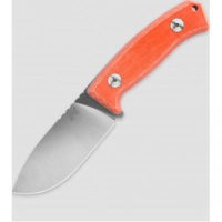 Нож с фиксированным клинком LionSteel M2 MiOR, сталь D2, рукоять Orange micarta купить в Королёве