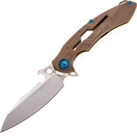 Нож складной Rikeknife M3 Brown, сталь 154CM, рукоять титан/G10 купить в Королёве