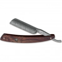 Опасная бритва Boker Damascus Curly Birch 6/8, сталь дамаск, рукоять коричневая береза купить в Королёве