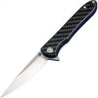 Складной нож Artisan Shark, сталь D2, рукоять carbon fiber купить в Королёве