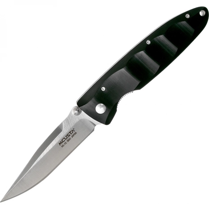 Складной нож Mcusta Classic wave MC-0017V, сталь VG-10, рукоять черное дерево