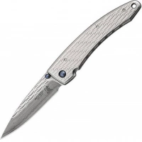 Складной нож Mcusta Forge Nami MC-0112D, сталь VG-10 в обкладах из дамаска, рукоять 420J2 купить в Королёве