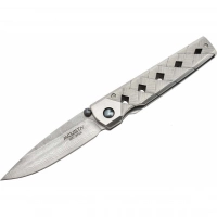 Складной нож Mcusta Shinra MC-0037D, сталь VG-10, рукоять Damascus Steel купить в Королёве