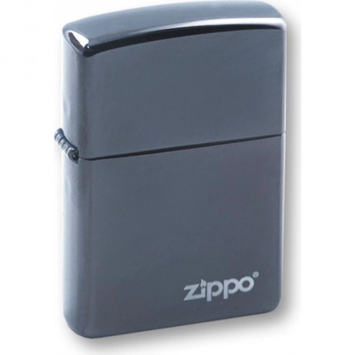 Зажигалка ZIPPO Classic с покрытием Black Ice®, латунь/сталь, чёрная, глянцевая, 36х12х56 мм