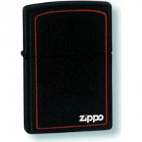 Зажигалка ZIPPO Classic с покрытием Black Matte, латунь/сталь, чёрная с лого, матовая, 36x12x56 мм купить в Королёве