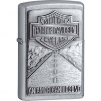 Зажигалка ZIPPO Harley-Davidson® Легенда, с покрытием Street Chrome™ купить в Королёве