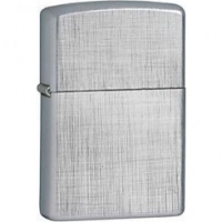 Зажигалка ZIPPO Linen Weave с покрытием Brushed Chrome, латунь/сталь, серебристая, матовая, 36x12x56 мм купить в Королёве