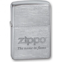 Зажигалка ZIPPO Name in flame, латунь с покрытием Brushed Chrome, серебристый, матовая, 36х12×56 мм купить в Королёве